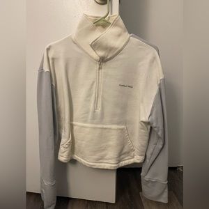 Cropped Outdoor Voices Quarter Zip!